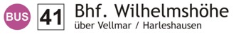 41 Bhf. Wilhelmsh�he gro�
