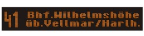 41 Bhf Wilhelmsh�he Anzeige