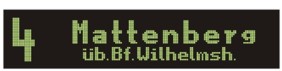 4 Mattenberg Bf Wilhelmsh�he Anzeige