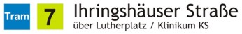 7 Ihringsh�user Str  Lutherplatz Klinikum