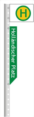 Holl�ndischer Platz Haltestelle