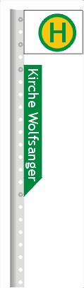 Kirche Wolfsanger Haltestelle