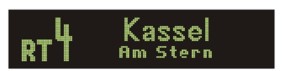 RT4 Kassel Am Stern Anzeige