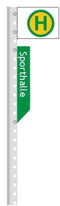 Sporthalle Haltestelle