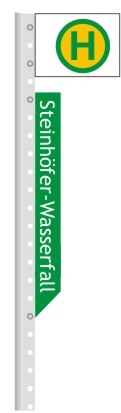 Steinh�fer Wasserfall Haltestelle