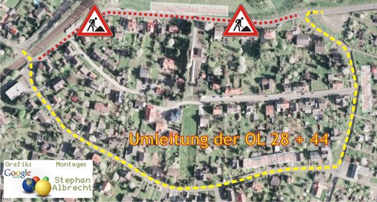 Umleitung Schenkebier Stanne